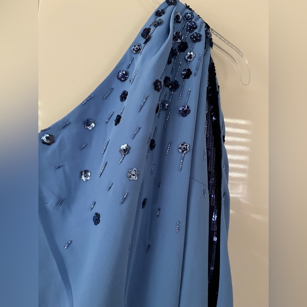 NWT Sachin & Babi Leila Crystal-embellished Gown In Periwinkle/Sapphire Blue - Picture 7 of 10